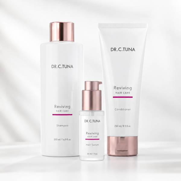 Set Dr. C. Tuna Reviving Hair Care Farmasi para Cabello Débil y Frágil
